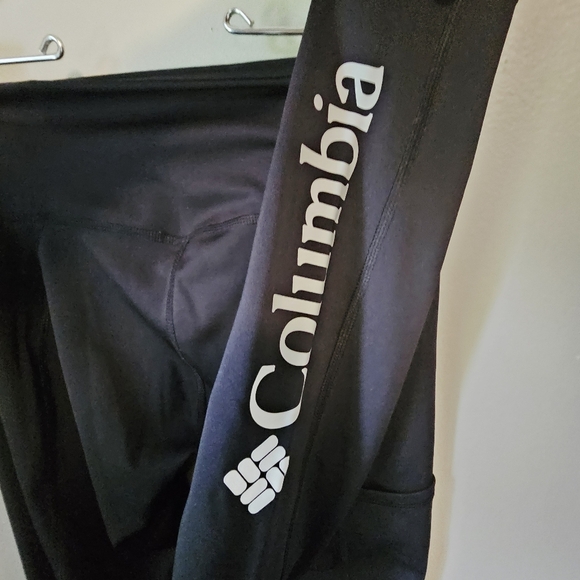 Columbia Black Sportswear Leggings with Logo Small - Picture 8 of 10